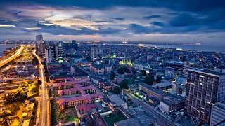 LAGOS NIGERIA  HD AERIAL VIEW [upl. by Asseret]