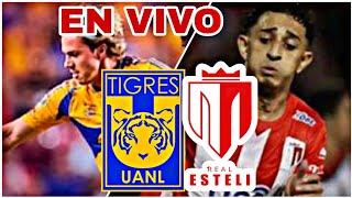 TIGRES 3 3 VS 1 1 REAL ESTELÍ EN VIVO VER PARTIDO DE LA COPA DE CAMPEONES VUELTA [upl. by Aniale540]