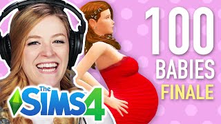 Single Girl Finishes The 100 Baby Challenge After Two Long Years In The Sims 4  FINALE [upl. by Hart]