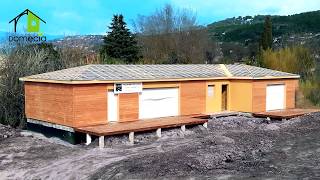 DOMECIA  Maison bois préfabriquée de 150 m²  Montée en 2 jours [upl. by Gish871]