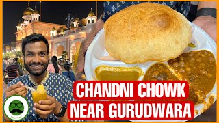 Chandni Chowk Near Gurudwara Street Food  Veggie Paaji [upl. by Ddet885]