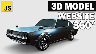 Add 3D Model to WebSite in 5 Minutes  Threejs Tutorial [upl. by Inoj]