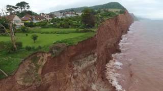 Sidmouth Devon Cliff Collapse [upl. by Pompea739]