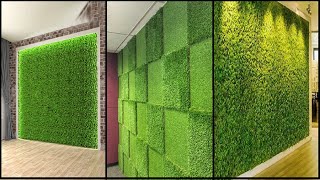 30 Amazing Artificial Grass Wall Decoration Design Ideas for Modern Home [upl. by Ecirahs]