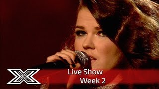 Saara fights for her place with Leona Lewis Run  Results Show  The X Factor UK 2016 [upl. by Retsel]