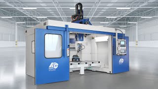 5Achs CNC Fräsmaschine GSF Basis – 3D CNC Bearbeitungszentrum  HG GRIMME SysTech [upl. by Ellatsirhc]