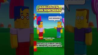 QUE PASARÍA SI LOS SIMPSON JUEGAN ROBLOX 😨  shorts simpsons lossimpson roblox [upl. by Etam]