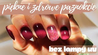 Piękne i trwałe paznokcie BEZ lampy  Manicure Tytanowy krok po kroku  Marisa z Pazurem [upl. by Acissej812]