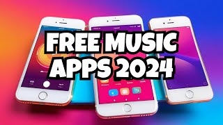 Top 3 Best FREE Music Apps For iPhoneAndroid 2024  Offline Music [upl. by Bodi]