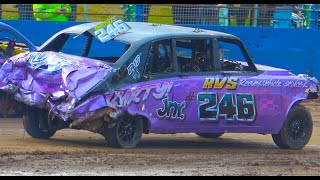 Unlimited Banger Racing  Northampton BWS Round 1 4k Highlights 2021 [upl. by Nuaj]