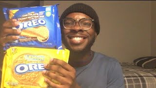 Oreo Cookie Review Lemon Crème And Chocolate Peanut Pie [upl. by Sirovat]