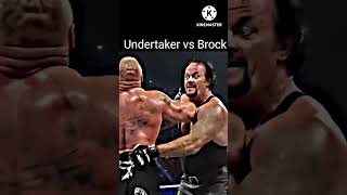 Undertaker vs Brock Lesnar ll wwe viral wrestlemania shorts trend undertaker brock support [upl. by Bathilda]