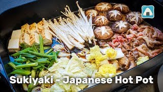 Sukiyaki  Japanese Hot Pot Recipe [upl. by Cherish]