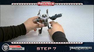 SIDESWIPE TRANSFORMERS Movie 3  Instructional Video  Transformers Official [upl. by Ayrolg]