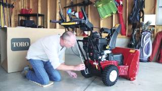 How To Assemble Your Toro Snowblower Two Stage [upl. by Yecart]