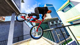 I Hit My BEST BMX STUNT In GTA 5 [upl. by Joaquin846]