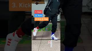 Run BTS Footwork Tutorial shorts [upl. by Sanders]