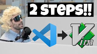 Two Simple Steps to go from IDE to Vim [upl. by Etti]