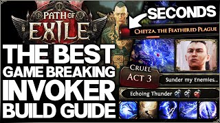 Path of Exile 2  Best Invoker Build Guide  New INSANE DPS Lightning Combo  Easy Monk Leveling [upl. by Mayworm]