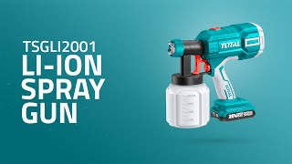 TSGLI2001 Liion Spray Gun  Product Demo [upl. by Rawlinson143]