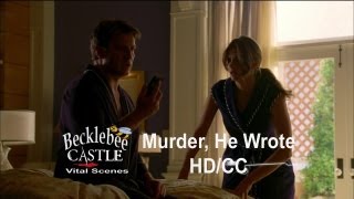 Castle 5x04 quotMurder He Wrotequot Beckett amp Castle Panic  Ryan Knows The Secret HDCC [upl. by Arocet652]