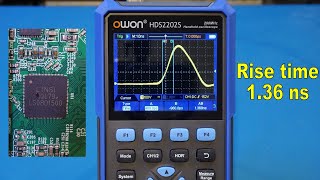 OWON HDS2202S 200 MHz 3in1 Handheld Oscilloscope ReviewTeardown [upl. by Barris]