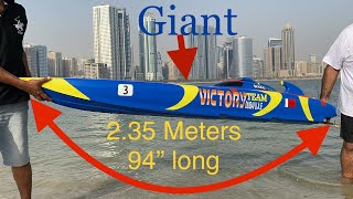 Biggest RC Boat view and RUN 94quot 235m [upl. by Nereen]