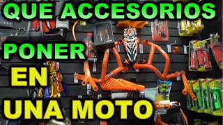 QUE ACCESORIOS PONER EN UNA MOTO Y DONDE ENCONTRARLOS BLITZ RIDER [upl. by Stormi]