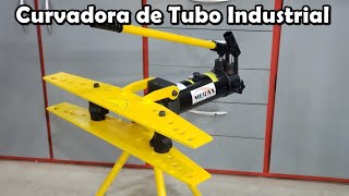 Curvadora de Tubo Industrial  Montagem e Utilização [upl. by Hudson]