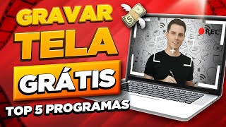 🎥 COMO GRAVAR a Tela do PC GRÁTIS  5 TOP FERRAMENTAS [upl. by Sobmalarah]