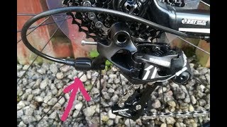 SRAM Derailleur Adjustment How To Replace And Adjust Cable [upl. by Kwang931]