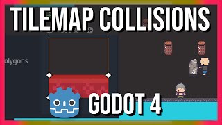 How to Add Tilemap Collisions in Godot 4 [upl. by Wadell756]