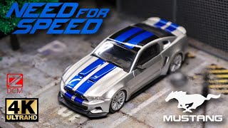 GDO x DCM 164  Need For Speed x Ford Mustang GT 2013 l Cinema Shot 4K Diecast [upl. by Ennaehr]