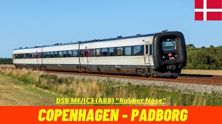 Copenhagen  Padborg DSB Denmark train drivers view 4K [upl. by Julieta352]