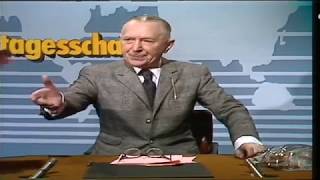 Theo Lingen  Tagesschau 1973 [upl. by Olivie]