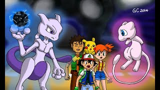 Mew vs Mewtwo in Pokémon Yellow [upl. by Anaujd]