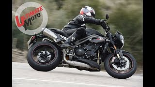 2018 Triumph Speed Triple RS First Ride Review  Ultimate Motorcycling [upl. by Valoniah]