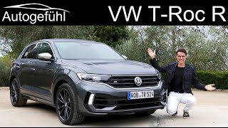 VW TRoc R FULL REVIEW 300 hp  Autogefühl [upl. by Aitnohs]