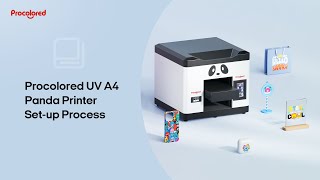 Procolored V6 UV Panda Printer Setup Process [upl. by Ahtiek]