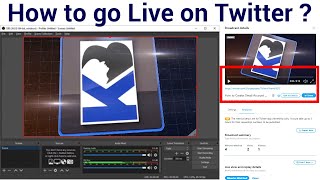 Twitter 👉 How to Live Stream on Twitter Using OBS Studio step by step  KB Tech [upl. by Iolenta]