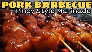 PORK BARBECUE  PORK BBQ MARINADE  HOMEMADE BBQ MARINADE  BARBEQUE MARINADE  HOW TO MARINATE PORK [upl. by Bergstrom32]