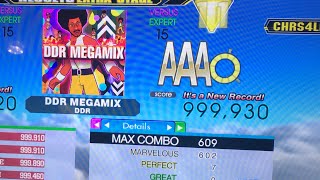 DDR MEGAMIX ESP15 7p PFC 999930 World Record DDR Ace [upl. by Nosemaj]