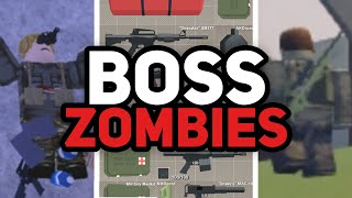 BOSS ZOMBIE LOCATIONS in Apocalypse Rising 2 Roblox [upl. by Nhor]