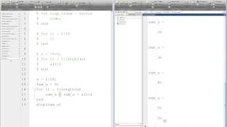 MATLAB For Loop Tutorial [upl. by Lach]