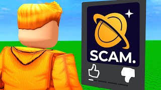 This roblox scam is disguised as a real game [upl. by Leasia]