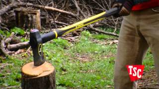 Safe Wood Splitting Practices  Tractor Supply Co [upl. by Anilegna]