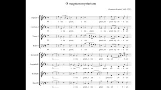 Alessandro Scarlatti  O magnum mysterium [upl. by Anehsuc]