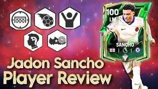 Jadon Sancho FC Mobile Review 🔥 Unstoppable Skills You Need to See 🤯 [upl. by Rolo]