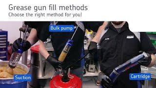 Handheld Grease gun filling methods [upl. by Alvinia625]