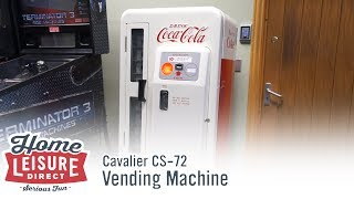 Cavalier CS72 Coca Cola Vending Machine [upl. by Niuqaoj802]